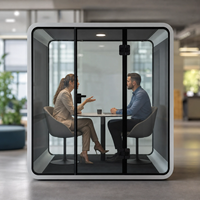 Cabine Acoustique Insonorisée Multi-Tailles pour Réunions, Studio, Bureau Portable Silencieux pour Écoles, Entreprises et Bureaux