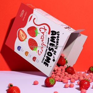 Các Nhà Sản Xuất Tùy Chỉnh In Có Thể Gập Lại Ván Carton Lưu Trữ Bao Bì Thực Phẩm Ngũ Cốc Bán Lẻ Hiển Thị Các Tông Hộp Sản Phẩm - Product Image 3