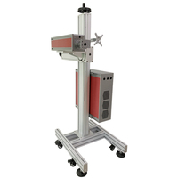 Machine de marquage laser volante JPT M7 60W MOPA, imprimante à convoyeur pour marquage couleur sur acier inoxydable, pour tuyaux et câbles métalliques