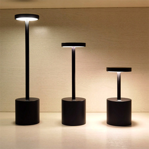 โคมไฟตั้งโต๊ะ LED ไร้สาย<span class=keywords><strong>พ</strong></span>ร้อมล็อคและปลดล็อคสำหรับร้านอาหารโรงแรมบ้านไฟตกแต่ง - Product Image 3