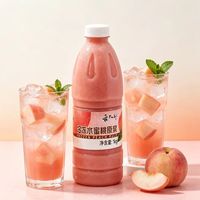 Lotlong Premium Bulk Source Factory Zoete, Gladde Perzikdrankpulp voor Melktheewinkels en Koudedrankzaken