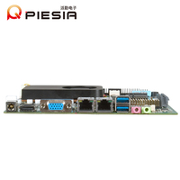 Piesia Precio bajo 12th Gen Alder Lake i5 ITX BOARD 2 * SATA DDR5 VGA i5-12450h X86 Linux Computadora industrial Mini ITX Placa base