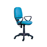 Chaise de bureau confortable en tissu pour cadre, idéale pour le personnel, le jeu sur PC, ergonomique, pivotante, pour le travail.