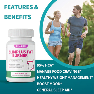 Capsules brûle-graisses naturelles Garcinia Cambogia Extrait <span class=keywords><strong>de</strong></span> haricot blanc Extrait <span class=keywords><strong>de</strong></span> thé vert L-Carnitine pour complément alimentaire - Product Image 3