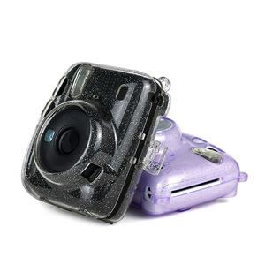 Étui pour appareil photo pour <span class=keywords><strong>Instax</strong></span> <span class=keywords><strong>Mini</strong></span> <span class=keywords><strong>11</strong></span> mignon étui de protection rigide sac de rangement transparent à paillettes instantané - Product Image 3