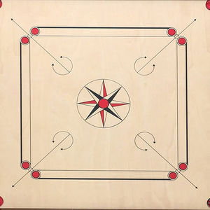 Tablero de Carrom de Madera Resistente de 42 Pulgadas, Hecho a Medida, para Uso en Interiores y Exteriores, ROMAN TROOPS - Product Image 1