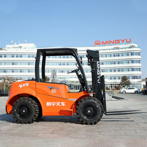 2025 yeni tasarım 4WD dizel motor çatal kaldırıcı kamyon 4.5ton kapasite 3m 5m 6m fabrika fiyat ile engebeli arazi forkliftler - Product Image 2