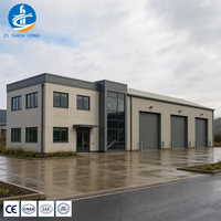 Usine d'entrepôt préfabriquée en structure acier personnalisée avec système de construction en acier à poutres de grue pour l'industrie
