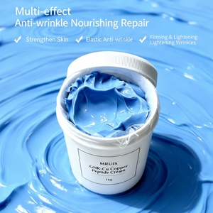 <span class=keywords><strong>Crème</strong></span> en gros au peptide de cuivre bleu GHK-Cu 1kg OEM ODM – Hydratant facial <span class=keywords><strong>anti</strong></span>-âge et réparateur de barrière cutanée pour peaux sensibles - Product Image 5