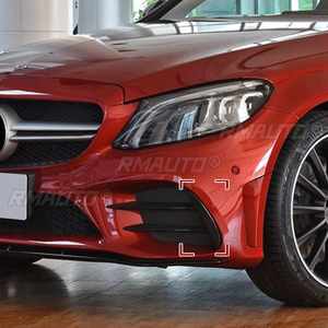 Par de Cubiertas Decorativas para Faros Antiniebla Delanteros, para Mercedes-Benz Clase C W205 C180 C260 C300 para AMG 2019+ - Product Image 2