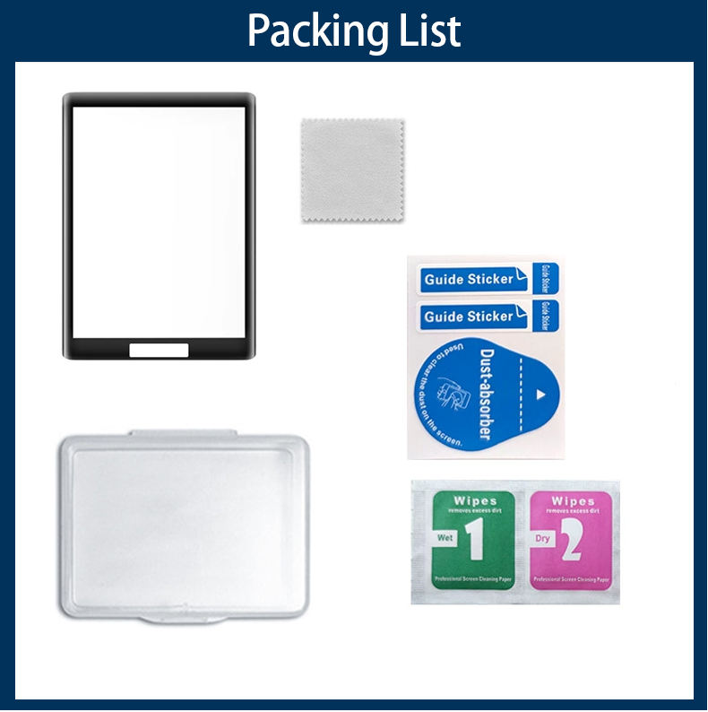 For Insta360 X3 Accessories 9H Hardness Curved Surface Tempered Glass Film Screen Protector