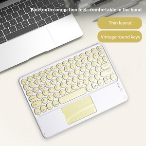 Không dây tùy chỉnh kinh doanh và văn phòng sử dụng các thiết bị khác nhau BT bàn phím với <span class=keywords><strong>Touchpad</strong></span> cho pad PC máy tính máy tính bảng - Product Image 6