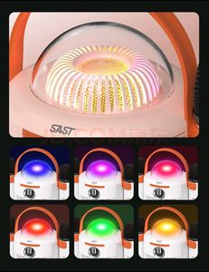 Cheap RGB Light Bt Speaker Karaoke Handheld Ktv Micrófono inalámbrico Hifi Speaker Portable Karaoke Speaker con 2 Mic - Product Image 5