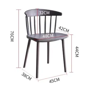 Modern Plastic Dining Room Chairs Cheap Restaurant Stack Arm Chair With Plastic Leg Chair