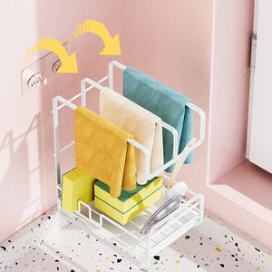 <span class=keywords><strong>2021</strong></span> <span class=keywords><strong>meilleur</strong></span> vendeur haute qualité quantité minimale de commande multifonctionnel fer comptoir mural organisateur de cuisine support de rangement - Product Image 6