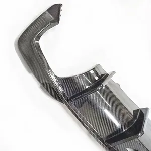 Divisor de difusor de parachoques trasero de fibra de carbono Real con Led para <span class=keywords><strong>BMW</strong></span> G20 Sedan G21 Wagon 320 <span class=keywords><strong>330</strong></span> 340 <span class=keywords><strong>M</strong></span> <span class=keywords><strong>paquete</strong></span> 2019-2022 Pre-lci - Product Image 4