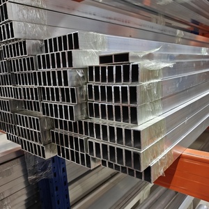 <span class=keywords><strong>Tube</strong></span> <span class=keywords><strong>carré</strong></span> en <span class=keywords><strong>aluminium</strong></span> 6063-T5 extrudé et anodisé, coupé sur mesure et percé pour composants de cadre <span class=keywords><strong>brut</strong></span> d'équipement industriel - Product Image 4