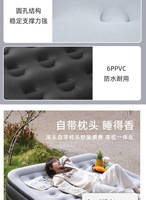 Matelas Gonflable Queen de Qualité avec Pompe Électrique, Cordon d'Alimentation et Sac de Transport – Lit d'Air Gonflable pour Utilisation en Extérieur et au Parc