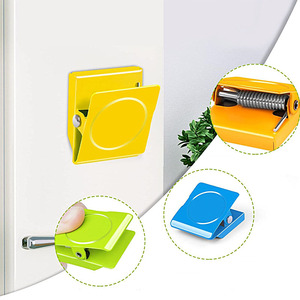 Perlengkapan Guru XinyiArt: Klip Logam Persegi Warna-warni, Klip Magnet Foto, Klip Magnet Kulkas - Product Image 5
