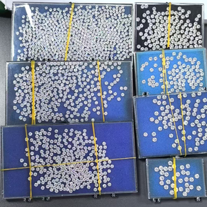 1.1.15mm 0.006カラットラウンドブリリアントフルファセットD VVSラボ栽培合成ダイヤモンド - Product Image 5