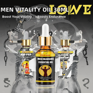 Huile Essentielle Stimulante pour Hommes : Amélioration de la Vitalité et de l'Endurance, Huile de Massage Corporel pour la Performance Sexuelle - Product Image 2