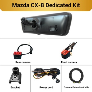 Cámara de Coche con Doble Lente para Mazda <span class=keywords><strong>CX</strong></span>-8 H8 Pro, Espejo Retrovisor con Pantalla Táctil de 8.2 Pulgadas, Visión Nocturna, Monitor de Estacionamiento, Grabación en Bucle, DVR <span class=keywords><strong>HD</strong></span> - Product Image 2