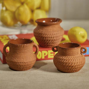 Bocaux à bougies nordiques en <span class=keywords><strong>terre</strong></span> <span class=keywords><strong>cuite</strong></span> conteneur de bougie vide pot de béton de cire - Product Image 3