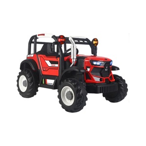 Tractor eléctrico infantil azul y naranja de 4 ruedas para niños de 2 a 4 años - Product Image 5