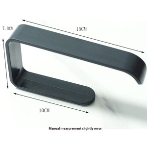 Porte-<span class=keywords><strong>papier</strong></span> <span class=keywords><strong>toilette</strong></span> moderne sans perforation, porte-rouleau de <span class=keywords><strong>papier</strong></span> <span class=keywords><strong>toilette</strong></span>, porte-serviettes de salle de bain, crochets de rangement - Product Image 5