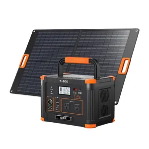 Outdoor Portable Power Station 330w 500W 1000w High-power Emergency Power Supply With 100W Portable Solar Panel