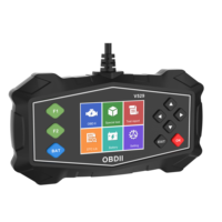 Escáner OBD II Profesional, Lector de Códigos de Auto, Prueba de Combustible, Prueba de Rendimiento, Probador de Batería, Herramienta de Diagnóstico OBDII Completa