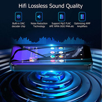 Tam dokunmatik ekran ve 32GB depolama ile MP207 Android MP4 çalar WiFi akışı için etkin kayıpsız müzik FM radyo App indirme