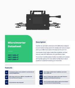 Micro onduleurs <span class=keywords><strong>Hoymiles</strong></span> Deye solaire <span class=keywords><strong>Hoymiles</strong></span> Hmt 1600W 1800W 2000W cc à ca sur hors réseau onduleur basse tension - Product Image 2