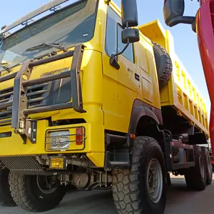 High quality 6x6 tipper truck sinotruck howo tipper truck low price China famous brand new dump all wheel drive truck