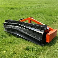 Rouleau de paillage à 3 points pour tracteur, broyeur d'herbes robuste et rouleau de préparation de lit de semence pour agriculture biologique