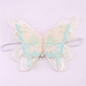 Alas de mariposa para niña bebé, accesorio de fiesta de cumpleaños, tamaño pequeño, alas de hadas de princesa, alas de encaje verde, tamaño de bebé - Product Image 5