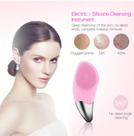Мини spazzola per la pulizia del viso elettrica, detergente за il viso сонико в силиконовые pulizia profonda dei Пори spazzola в