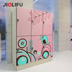 Jialifu armadietto con porta colorata facile da installare con serratura