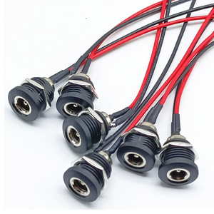 DC <b>Plug</b> / Socket / Jack / <b>Adapter</b> / Connector Manufacturer Direct Sales, Custom Cable Size 5.5 2.5 2.1 3.5 mm Male / Female - Product Image 3