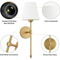 Offre Spéciale nordique sans fil charge rvb ampoule applique murale salon américain chambre couloir escalier applique murale hôtel appliques murales