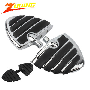 Pedales de Motocicleta Zuqing de Aleación de Aluminio Negro Electrochapado para Harley-Davidson X350 Juego Delantero y Trasero - Product Image 1