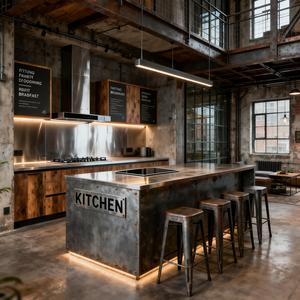 Diseño de Planificación de Espacios en Loft Amplio, Creando Zonas Separadas en un Estudio Abierto - Product Image 3