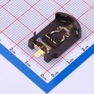 BS-08-B2AA005-R Button & Strip Battery Connector SMD Connector Battery Holder CR2032 Phosphor Bronze - Product Image 1
