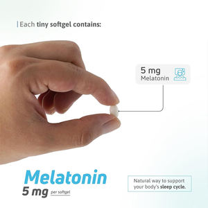 Capsules de Sommeil OEM/ODM en Gélules Molles pour un Endormissement Plus Rapide et un Sommeil Réparateur, Mélatonine Certifiée pour Adultes, Faible Teneur en Sucre et en Glucides - Product Image 2