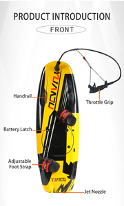 Sportliche Carbonfaser-Motorbetriebene Wasserstrahl-Surfbretter mit Elektrostart für Ozean und Gewässer - Product Image 4