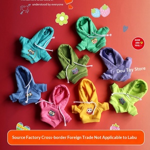 Accessori per Abbigliamento di Peluche: Felpe con Cappuccio Tinta Unita e Fantasia, Imbottite in Cotone PP, Tema Animali e Natura, Outfit per Cani e Orsi - Product Image 5