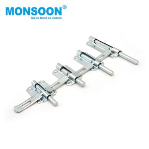 Loquet de porte coulissante en acier de 3/4/5 pouces pour cuisine, appartement, maison – Quincaillerie de sécurité pour charnières et loquets de porte - Product Image 2