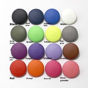 Fastener đồng phục bóng chày Snap nút màu đỏ đen trắng nhựa không may nút cho áo khoác hình chữ nhật Mô hình có thể giặt - Product Image 4