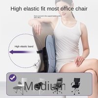 Coussin de soutien lombaire réglable en polyester respirant, ergonomique pour le bureau, soulagement de la douleur, amélioration de la posture assise