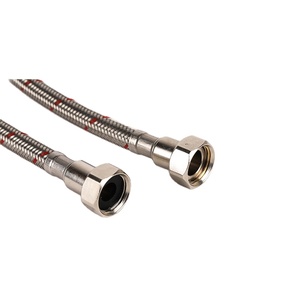 Tuyau d'alimentation en eau flexible tressé en acier inoxydable de 12'' 16'' 40 cm F1/<span class=keywords><strong>2</strong></span> pouce pour robinet de cuisine et de salle de bain - Product Image 5